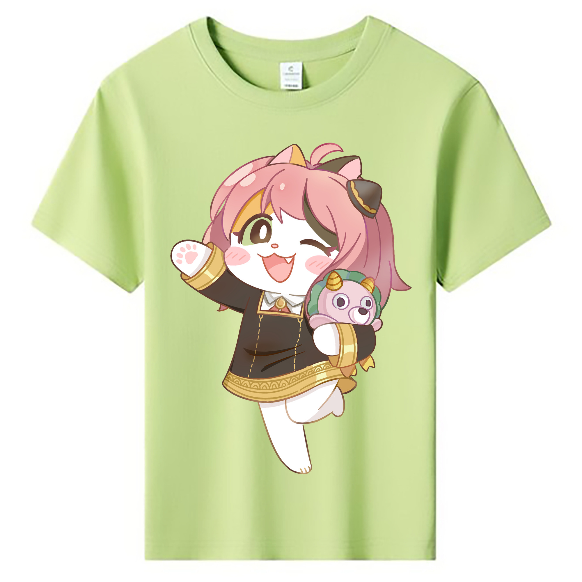 （画像用） SPY×FAMILY间谍家家酒 綿100％キッズTシャツ（フロントプリント）